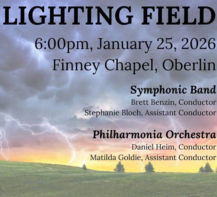Lightening Field - NOYO's 2025 Winter Concert